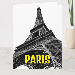 Eiffelturm Paris Vintage Retro Art Karte