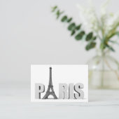 Eiffelturm PARIS Visitenkarte (Stehend Vorderseite)