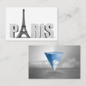 Eiffelturm PARIS Visitenkarte (Vorne/Hinten)