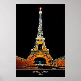 Eiffelturm: Paris Zuhause Travel bringen Poster