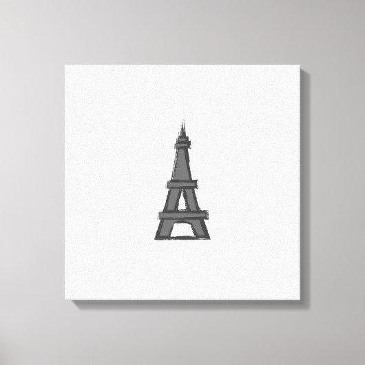 Eiffelturm Pariser Explorer Leinwanddruck (Vorderseite)