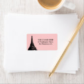 Eiffelturm - Pariser Mermories Adressaufkleber (Insitu)