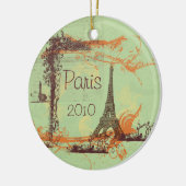 Eiffelturm Pariser Ornament (Links)