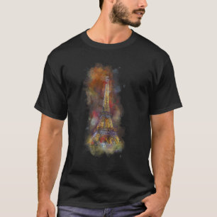 Eiffelturm Pariser Vintage Retro Paris T-Shirt