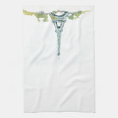 Eiffelturm-Pen und farbige Illustration Geschirrtuch (Vertikal)