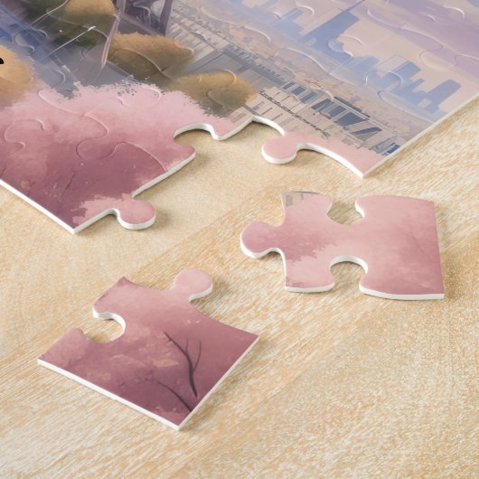 Eiffelturm Personalisiert Puzzle (Seite)