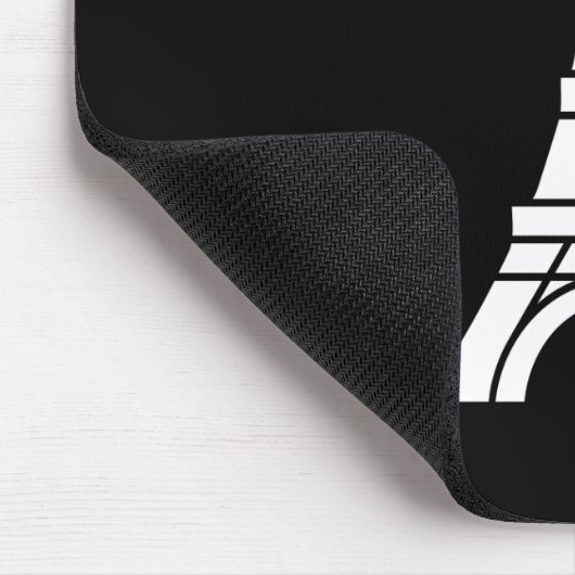 Eiffelturm-Piktogramm Mousepad (Ecke)