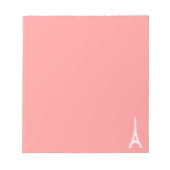 Eiffelturm Pink Notizblock (Vorderseite)