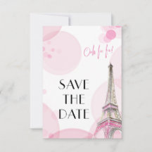 Eiffelturm Pink Paris Sweet 16