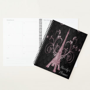 Eiffelturm Pink Wirbel Planer