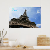 Eiffelturm-Plakat Poster (Küche)