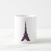 Eiffelturm Pointillism-Tasse Kaffeetasse (Mittel)