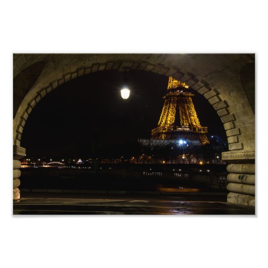 Eiffelturm - Pont de Bir-Hakeim - Fotodruck (Vorne)