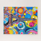Eiffelturm Pop Art Puzzle (Horizontal)