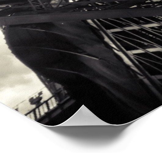 Eiffelturm Poster (Ecke)