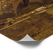 Eiffelturm Poster (Ecke)