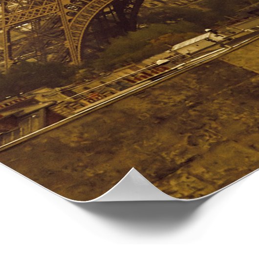 Eiffelturm Poster (Ecke)