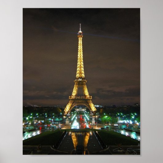 Eiffelturm Poster (Vorne)