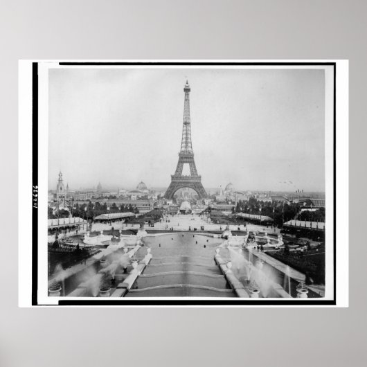 Eiffelturm Poster 1889 (Vorne)
