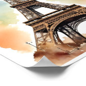 Eiffelturm Poster Wall Art Room Deco (Ecke)