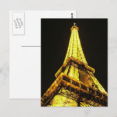 Eiffelturm Postkarte (Vorne/Hinten)