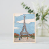 Eiffelturm - Postkarte (Stehend Vorderseite)