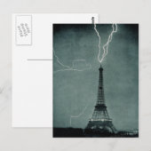 Eiffelturm Postkarte (Vorne/Hinten)
