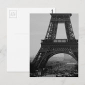 Eiffelturm Postkarte (Vorne/Hinten)