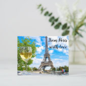 Eiffelturm Postkarte (Stehend Vorderseite)