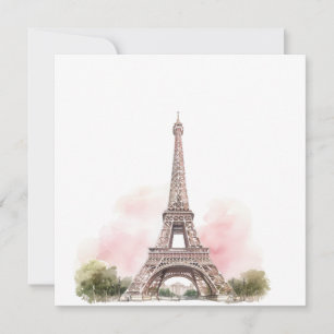 Eiffelturm-Postkarte aus Paris Feiertagskarte