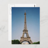 Eiffelturm-Postkarte Paris Frankreich Postkarte (Vorne/Hinten)