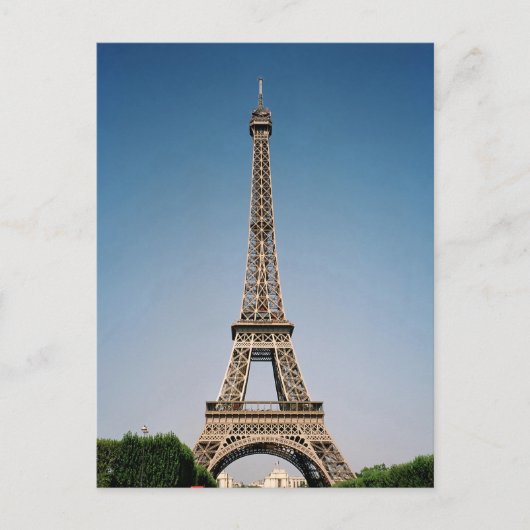 Eiffelturm-Postkarte Paris Frankreich Postkarte (Vorderseite)