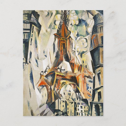 Eiffelturm-Postkarte Roberts Delaunay Postkarte (Vorderseite)