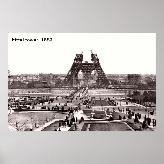 Eiffelturm Print Poster (Vorne)