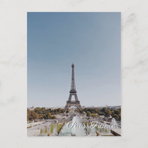 Eiffelturm-Reisepostkarte Paris Frankreich Einladungspostkarte