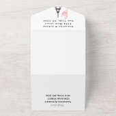 Eiffelturm Romantisches Paris Rustikale Moderne Ho All In One Einladung (Außenbereich)