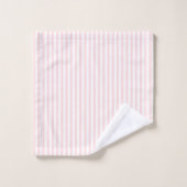 Eiffelturm Rosa Streifen Badehandtuch-Set Badhandtuch Set (Waschlappen)