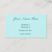 Eiffelturm Rosen und Scrolls Visitenkarte (Rückseite)