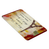 Eiffelturm Save the Date Magnet (Rechte Seite)