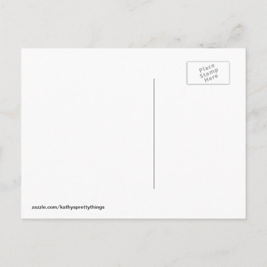 Eiffelturm Save the Date Postkarte (Rückseite)