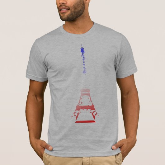 Eiffelturm-Schmutz T-Shirt (Vorderseite)