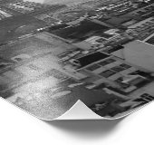 Eiffelturm (schwarz und weiß) fotodruck (Ecke)