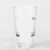 Eiffelturm schwarz-weiß glas (Links)