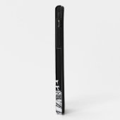 Eiffelturm Schwarz-weißes Bild Case-Mate iPhone Hülle (Hinten/Links)