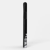 Eiffelturm Schwarz-weißes Bild Case-Mate iPhone Hülle (Hinten/Rechts)