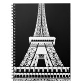 Eiffelturm Schwarz-weißes Bild Notizblock (Vorderseite)