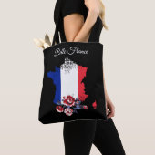 *~* Eiffelturm Schwarze Kontur White Paris Tasche (Von Nahem)