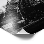 Eiffelturm Schwarzweiß-Foto Fotodruck (Ecke)