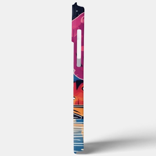 Eiffelturm-Sehenswürdigkeit Paris Case-Mate iPhone Hülle (Rückseite / Links)