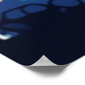 Eiffelturm-Sehenswürdigkeit Paris Poster (Ecke)